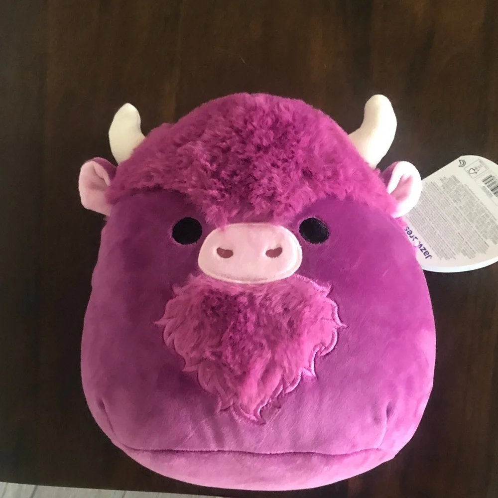 Squishmallows Purple Bison Plush